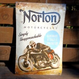 NORTON MOTORCYCLES  33X22CM