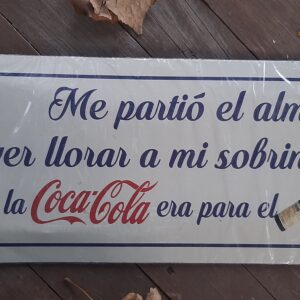 ME PARTIO EL ALMA VER LLORAR A MI SOBRINO.... 43x18cm