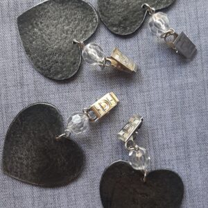 PESA MANTEL CORAZON PLATA/BRONCE/COBRE
