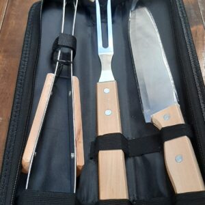 ESTUCHE PARRILLERO DE TELA CON 3PZ (PA758)