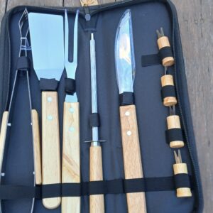 ESTUCHE PARRILLERO DE TELA 9 PZAS